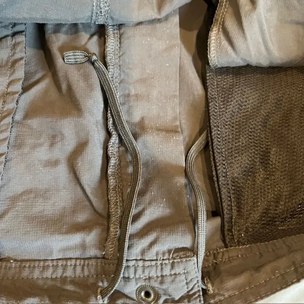 The North Face Convertible Hiking Pants Zip Off Legs Outdoor Utility Charcoal XL